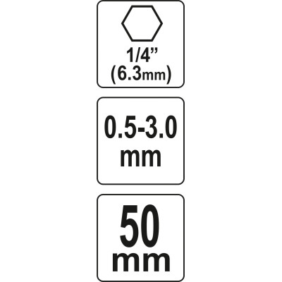 Bezklíčové rychloupínací sklíčidlo 0.5-3.0mm HEX