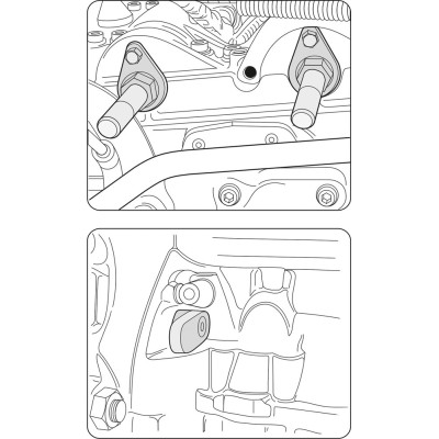 Sada na blokování rozvodových kol VW, Seat, Skoda