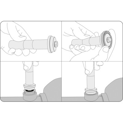 Sada pro montáž těsnících kroužků - simerinků, 10 ks, 40-81mm