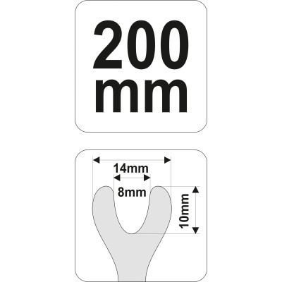 Uvolňovač čalounění dveří 200mm