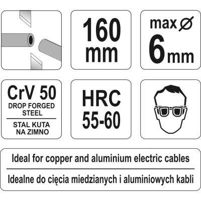 Kleště štípací boční 160 mm