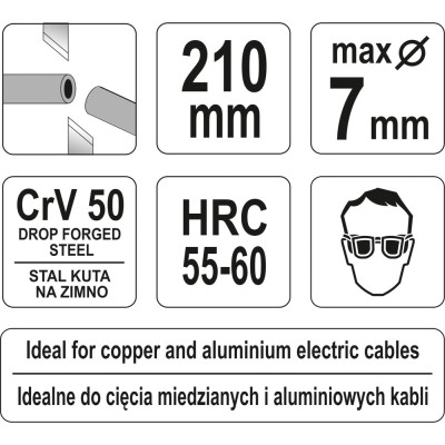 Kleště štípací boční 210 mm