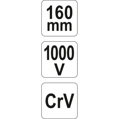 Kleště kombinované 160mm VDE (1000V)