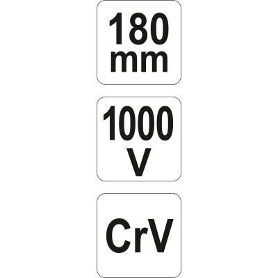 Kleště štípací boční 180mm VDE (1000V)