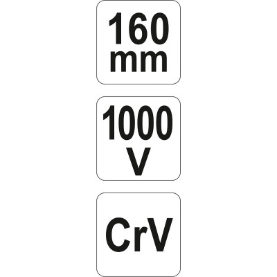 Kleště odizolovací 160mm VDE (1000V)