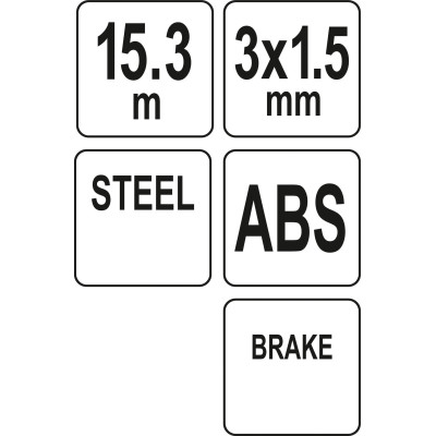 Protahovací pero pro vedení kabelů 15,3 m