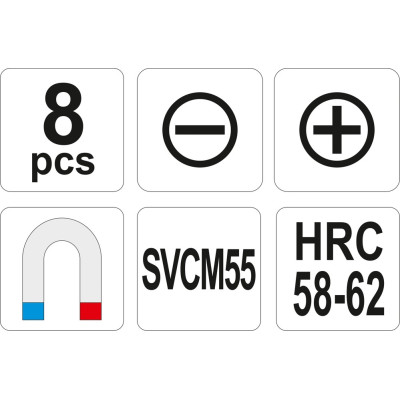 Sada šroubováků 8 ks magnetické