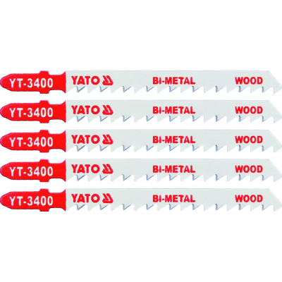 List do přímočaré pily 100 mm na dřevo TPI6 5 ks Bi-Metal