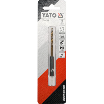 Vrták na kov TITAN 1/4" 3,2mm