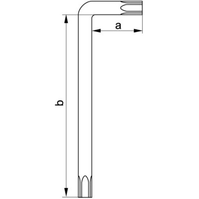 Klíč imbusový  TORX T 6 12 ks