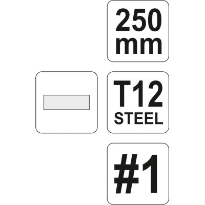 Pilník zámečnický plochý hrubý 250 mm