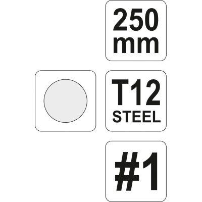 Pilník zámečnický kruhový 1 250 mm