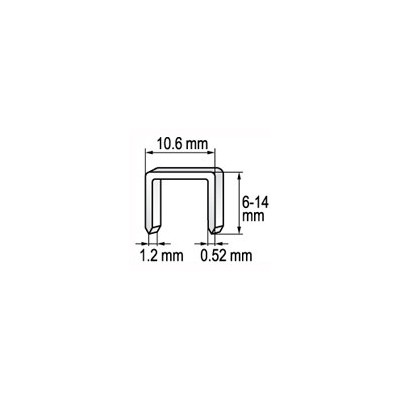 Sešívačka čalounická 10,6 mm