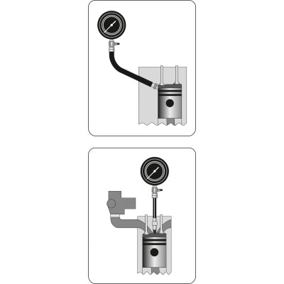 Měřící přístroj kompresního tlaku (hadička)