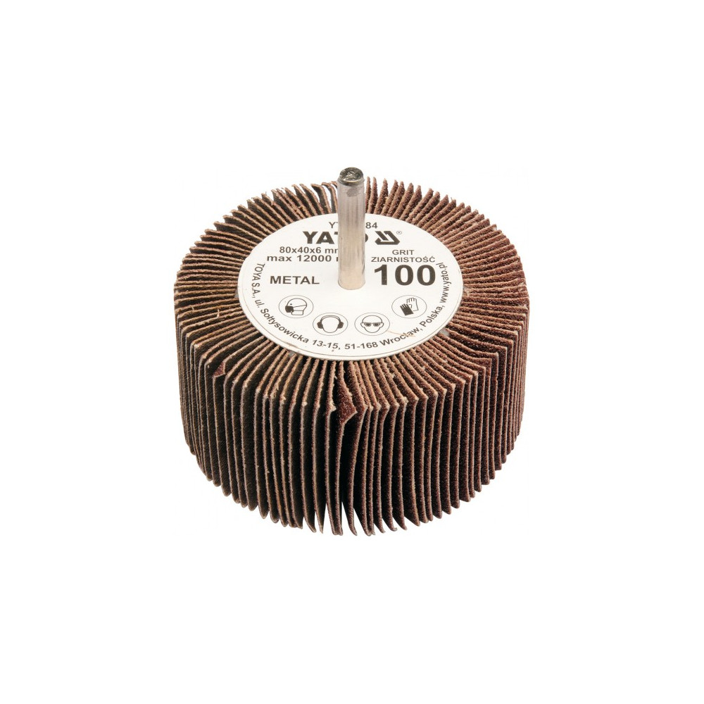 Kotouč lamelový radiální 80x40 P-40 s hřídelí 6 mm
