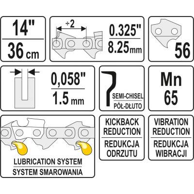 Řetěz pro motorovou pilu 13" 0,325