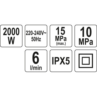 Vysokotlaký čistič 2000W 150BAR