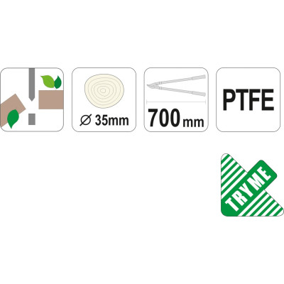 Nůžky na větve 700mm (průměr 35mm)  rovný stříh