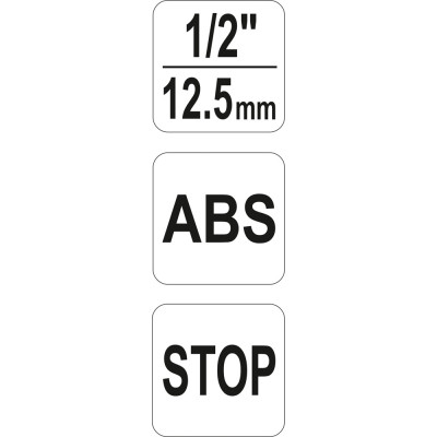 Rychlospojka hadicová 1/2", ABS plast, 12,5mm, STOP ventil