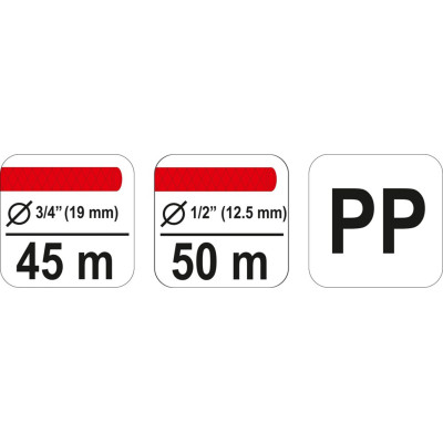 Stojan navíjecí na zahradní hadici 3/4" 45m / 1/2" 50m, pojízdný