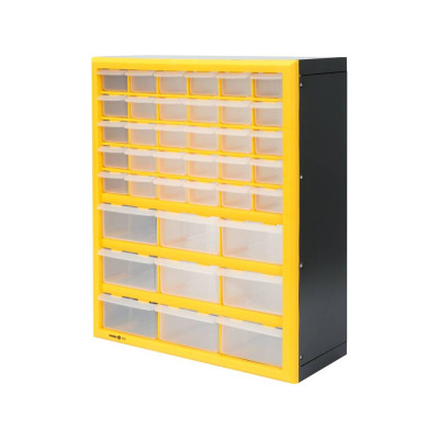 Organizér se zásobníky, 39 zásuvek, 475 x 380 x 160 mm