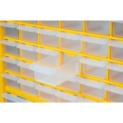 Organizér se zásobníky, 39 zásuvek, 475 x 380 x 160 mm