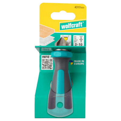 WOLFCRAFT - Ruční záhlubník 19 mm 3 břity