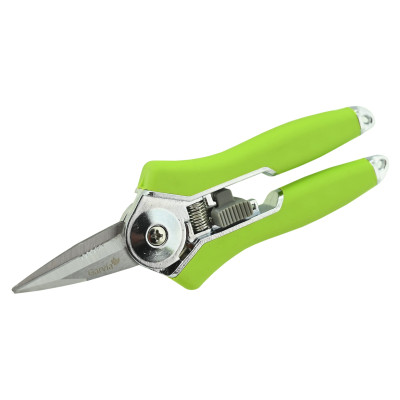 Nůžky zahradní úzké s vroubky 160mm bypass