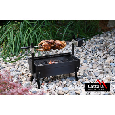 Gril BARBECUE 60cm s motorom 230V