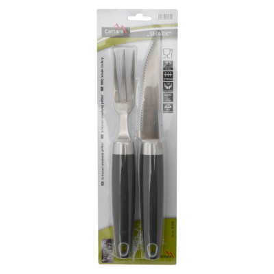 Grilovací steakový príbor SHARK 24 cm