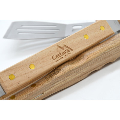 Grilovacie náradie WOOD sada 3ks