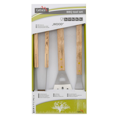 Grilovacie náradie WOOD sada 3ks