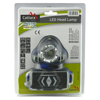 Čelovka LED 570lm ZOOM