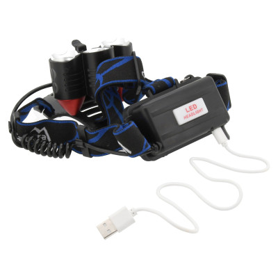 Čelovka LED 400lm (1x XM-L+2x XP-E)