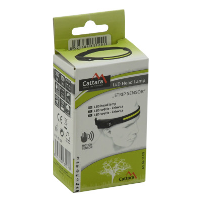 Čelovka STRIP SENSOR 350lm nabíjacia