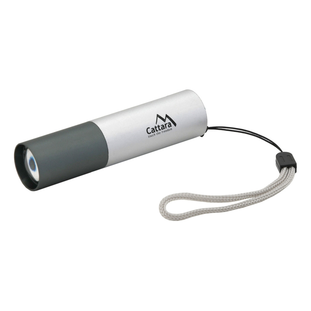 Svietidlo vreckový LED 120lm ZOOM nabíjací SILVER