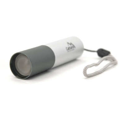 Svietidlo vreckový LED 120lm ZOOM nabíjací SILVER