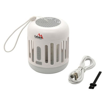 Svietidlo MUSIC CAGE Bluetooth nabíjací + UV lapač hmyzu