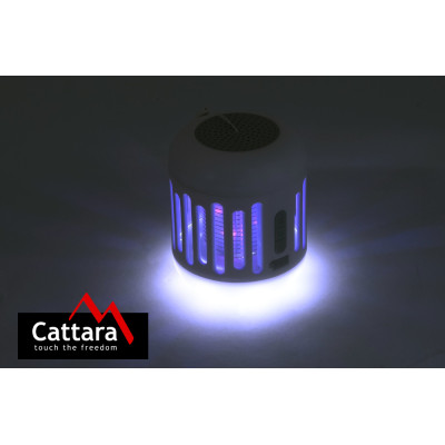 Svietidlo MUSIC CAGE Bluetooth nabíjací + UV lapač hmyzu