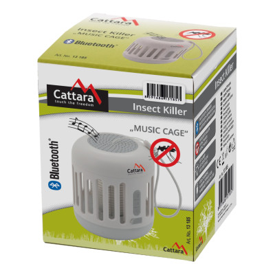 Svietidlo MUSIC CAGE Bluetooth nabíjací + UV lapač hmyzu