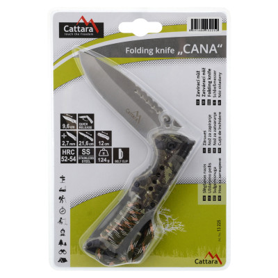 Nôž zatvárací CANA s poistkou 21,6cm