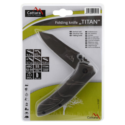 Nůž zavírací TITAN s pojistkou 22cm