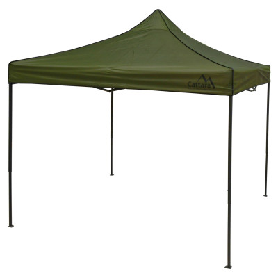 Párty stan nožnicový 3x3m zelený WATERPROOF