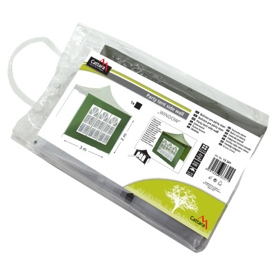 Bočnice pre párty stan WINDOW 2x3m 420D zelená WATERPROOF