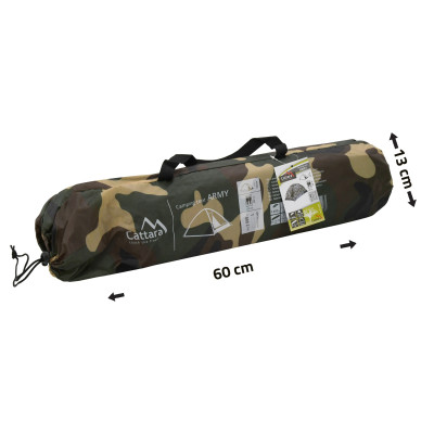 Stan ARMY pre 2 osoby 200x120x100cm PU2000mm