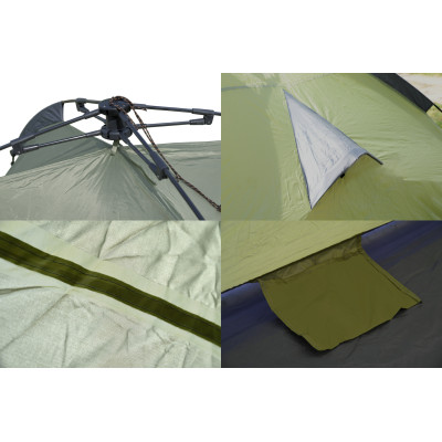 Stan rýchlorozkladacia BUDVA pre 3-4 osoby 280x220x140cm PU3000mm