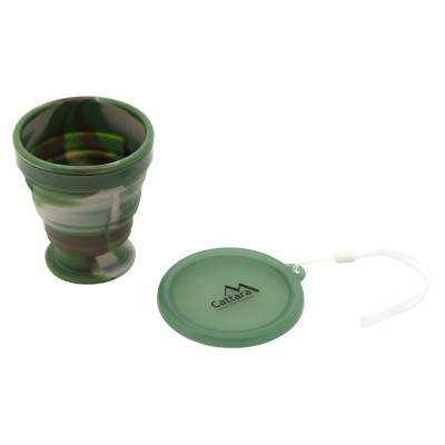 Silikónový skladací kelímok ARMY 200ml