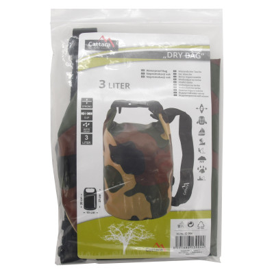 Nepremokavý vak DRY BAG 3l
