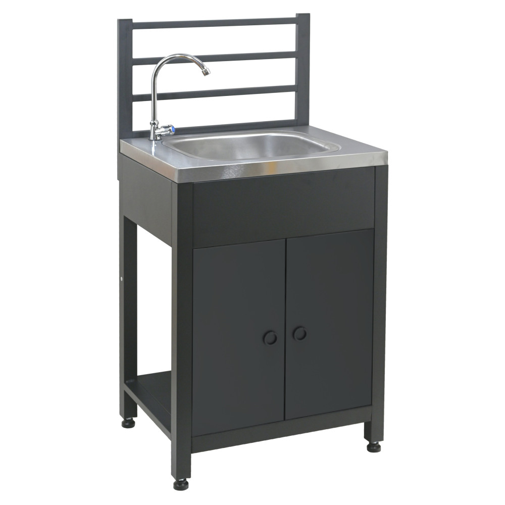 Modul stůl s dřezem TORINO 1 pro venkovní kuchyň 60x47x123cm
