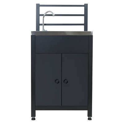 Modul stůl s dřezem TORINO 1 pro venkovní kuchyň 60x47x123cm